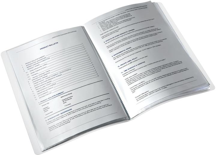Produktbild Leitz Sichtbuch WOW PP A4 46320001 weiss 40 Hüllen (A4, 1 x)