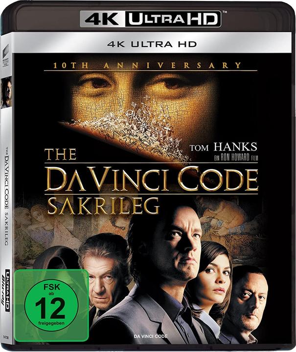 Produktbild The Da Vinci Code - Sakrileg (4k Blu-ray, 2006, Deutsch)