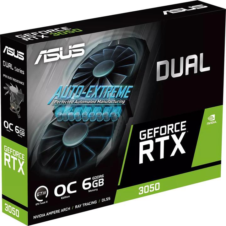 Productafbeelding ASUS Dual GeForce RTX 3050 6G (6.14 GB)