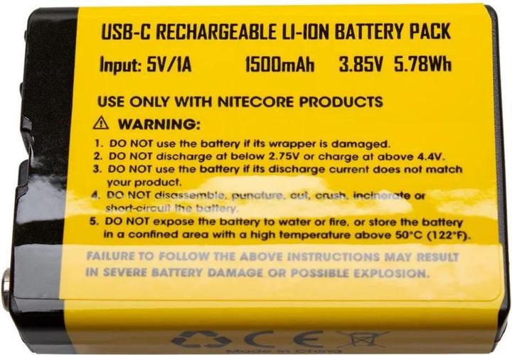 Actual product image Nitecore HLB1500 Battery for UT27