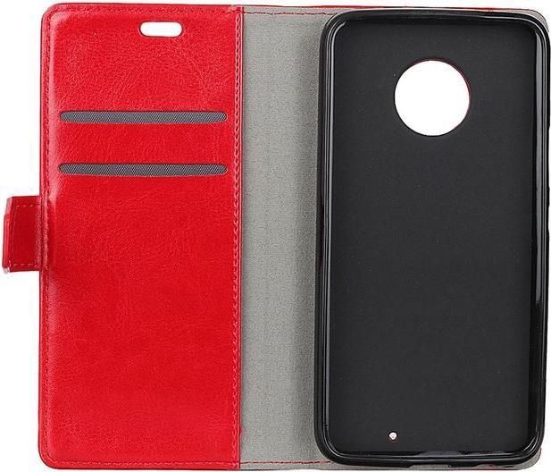 Actual product image MU Classic Crazy Horse Leather Bookcover Case (Motorola Moto X4)