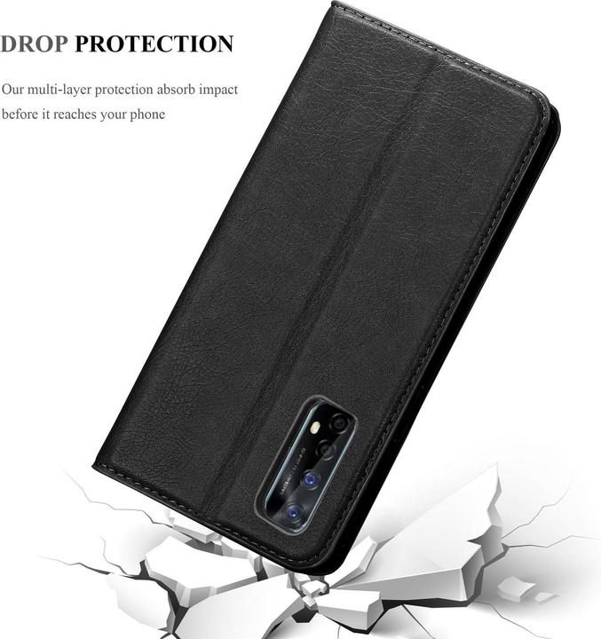 Actual product image Cadorabo Book Invisible Magnet Cover (Realme 7)