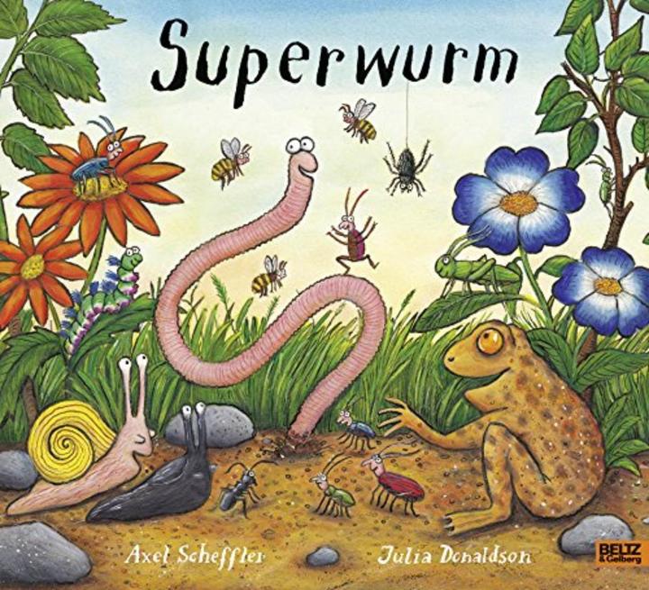 Actual product image Superwurm (German, Axel Scheffler, Julia Donaldson, 2017)