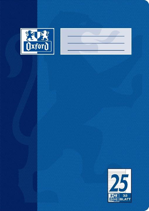 Produktbild Oxford Schulheft, A4, Lineatur 25 (A4, Liniert, Harter Einband)