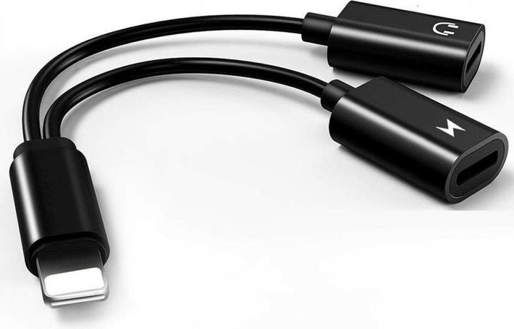 Produktbild PowerGuard Lightning Adapter Audio Headphone and Charge iPhone Splitter Kabel (Lightning, Lightning)