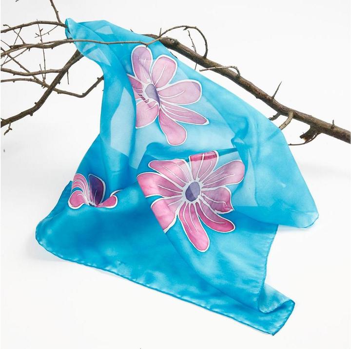 Produktbild Creativ Company Seidenschal 35 x 130 cm, 1 Stück, Weiss