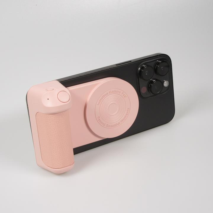 Actual product image PhoneLook MagSafe iPhone camera grip with Bluetooth trigger