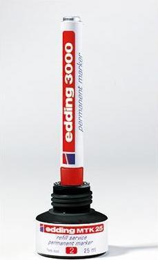 Actual product image Edding MTK 25 refill ink (Red, 1 x)