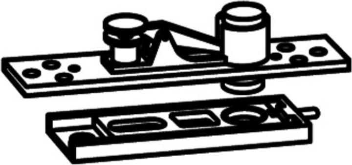 Actual product image Dormakaba Pivot hinges for swing doors (Room door, Entrance door, Wooden door, French window, Indoor)