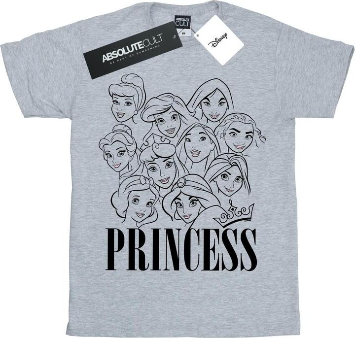 Image du produit Disney - T-shirt PRINCESS MULTI FACES - Fille (104)