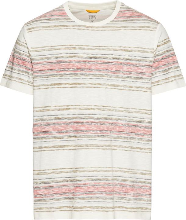 Image du produit Camel Active T-Shirt mit Streifenmuster aus Baumwolle (S)