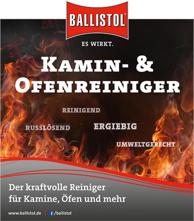 Actual product image Ballistol Fireplace and stove cleaner 'Kamofix