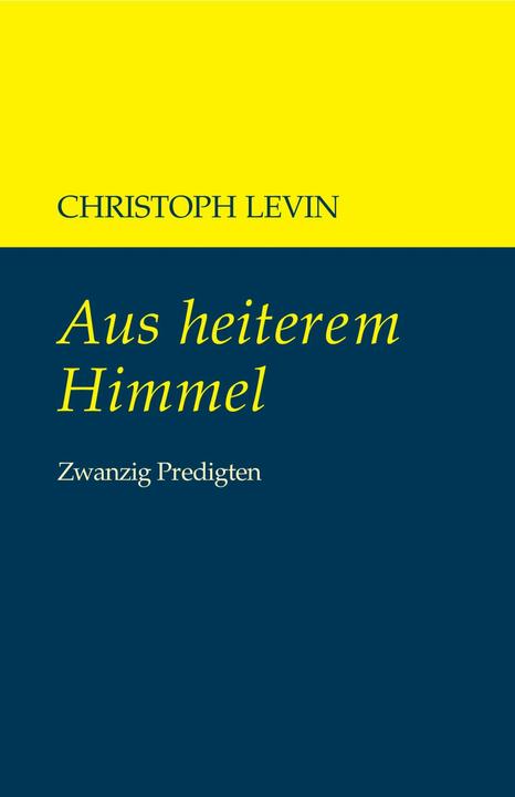 Immagine prodotto Radius Aus heiterem Himmel (Tedesco, Christoph Levin, 2023)