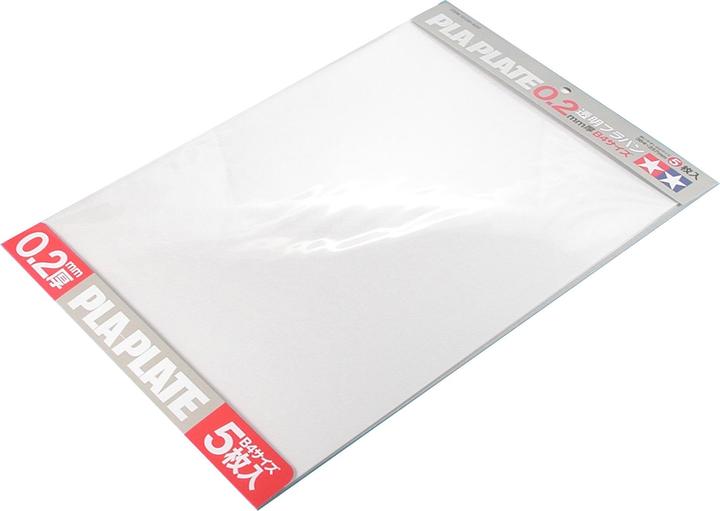 Produktbild Tamiya Plastik Platten Transparent 0,2mm