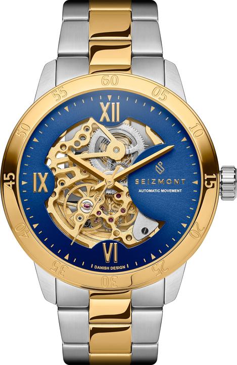 Colori oro, di colore argento e blu