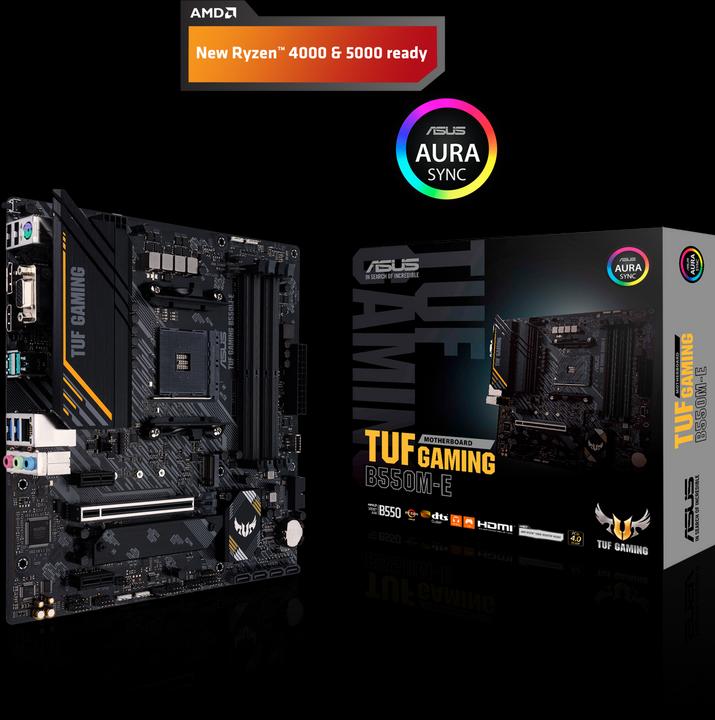 Immagine prodotto ASUS TUF Gaming B550M-E (AM4, AMD B550, mATX)