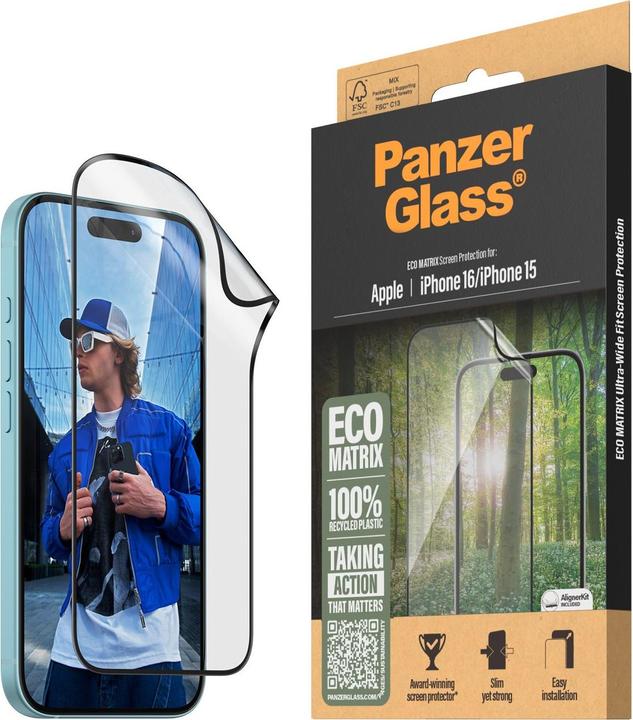 Image du produit PanzerGlass Matrice (1 pièce(s), Apple iPhone 16)