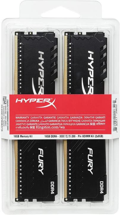 Immagine prodotto HyperX Fury (2 x 8GB, 3200 MHz, DDR4-RAM, DIMM)