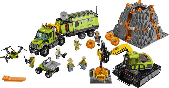 Image du produit LEGO City La base d'exploration du volcan (60124, LEGO City)