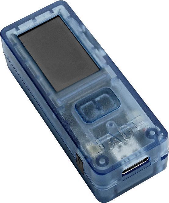 Actual product image Blockstream Jade - Transparent Blue (Bitcoin)