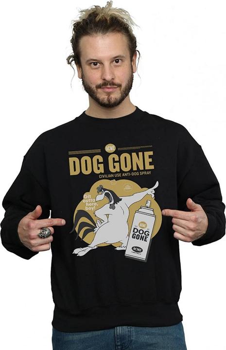 Actual product image Looney Tunes Mens Dog Gone Foghorn Leghorn Cotton T-Shirt (XXL)