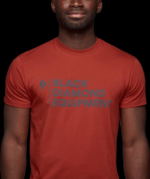 Actual product image Black Diamond M Stacked Logo Tee (XS)