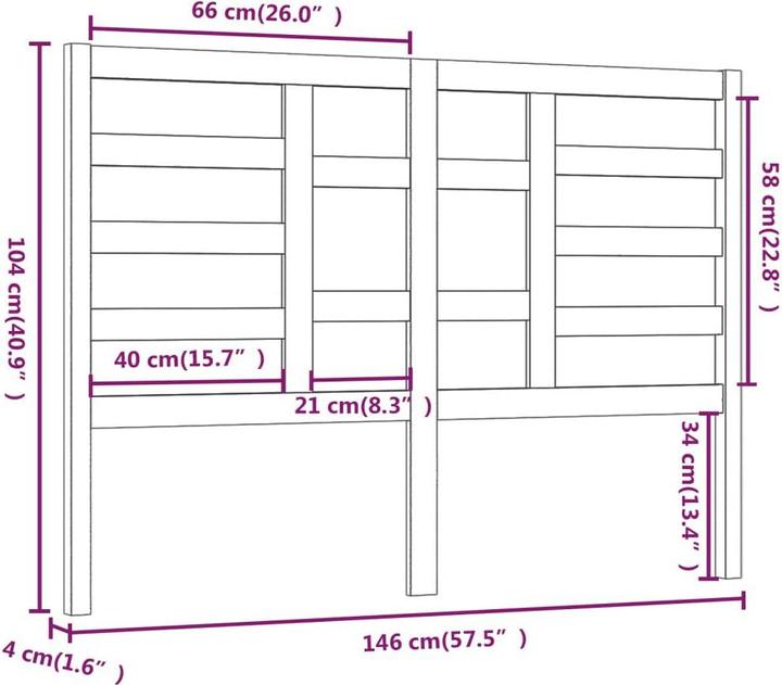 Immagine prodotto VidaXL Edan (146 x 4 x 104 cm)