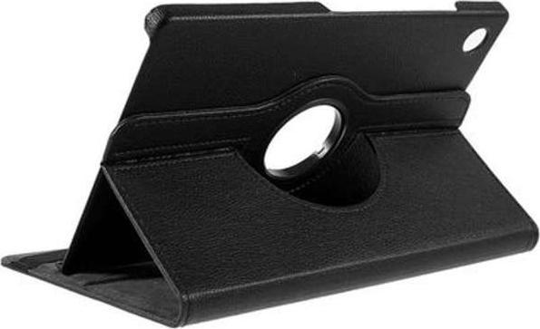 Produktbild Just in Case Pu-Leder Rotating 360 Book Hülle Schwarz Samsung Galaxy Tab A9+ (Galaxy Tab A9+)