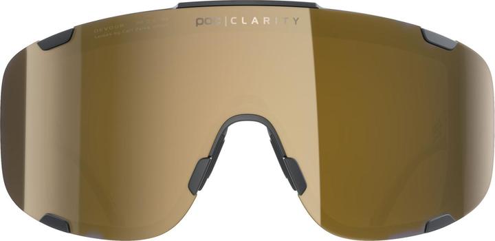 Image du produit Poc Devour Lunettes de sport modèle 2024 (Noir d'uranium, Route de la Clarté, Partly Sunny Gold, Or)