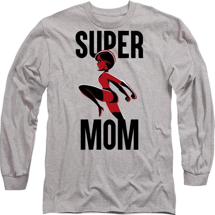 Actual product image Unisex Adult Super Mom T-Shirt (L)