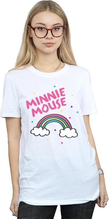 Immagine prodotto Disney Minnie Mouse Rainbow Dots Maglietta Ampia Donna (XL)