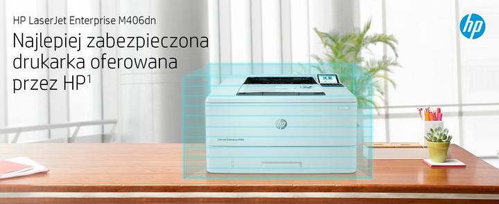 Produktbild HP LaserJet Enterprise M406dn (Laser, Schwarz-Weiss)