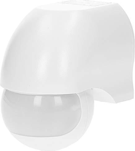 Orno OR-CR-204/W Bewegungsmelder Aussen Wasserdicht mit Dämmerungssensor IP44 12m 180° 1200W, Aufput (12 m)