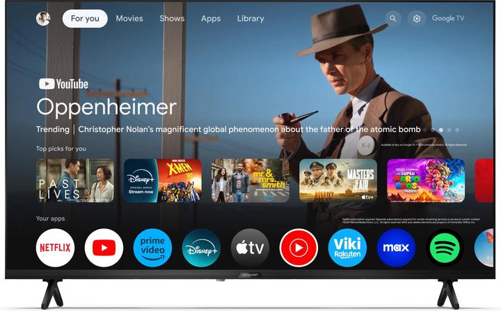 Sharp 40GF2265E 40" FHD Google TV schwarz (40", LED, Full HD)