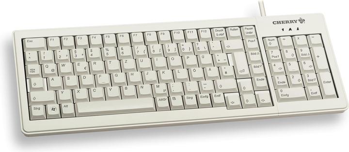 Image du produit CHERRY XS Complete Keyboard USB grey corded (US) Anglais US avec symbole EURO (US, Filaire)