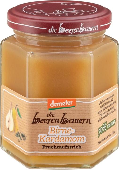 Produktbild Die Beerenbauern V! Aufstrich Birne-Kardamon DEMETER (200 g)