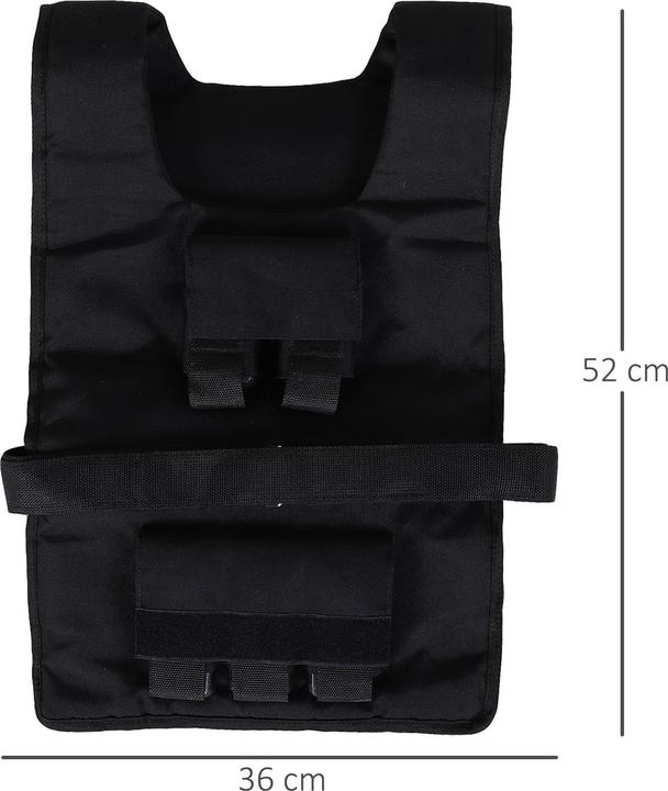 Produktbild Homcom Trainingsweste mit 20 Eisengewichten (1 x 20 kg)
