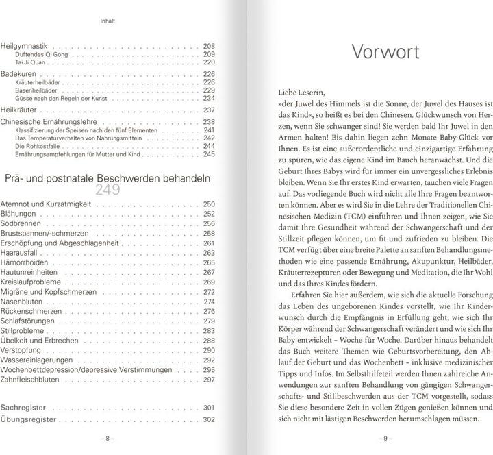 Produktbild TCM für Schwangerschaft, Geburt und Stillzeit (Deutsch, Dr. Natalie Lauer, Prof. TCM Univ. Yunnan Li Wu, 2021)