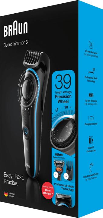 Actual product image Braun BT3240 Barttrimmer Nass & Trocken