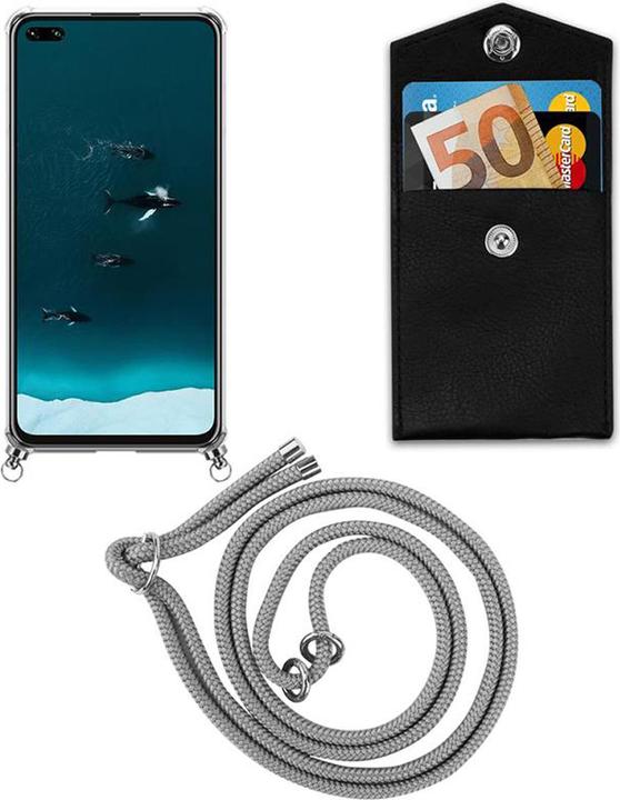 Produktbild Cadorabo TPU Handy Kette SILBER Cover