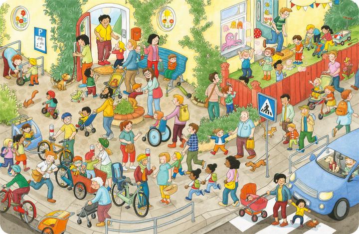 Produktbild Mein grosses Kindergarten-Wimmelbuch (Deutsch)