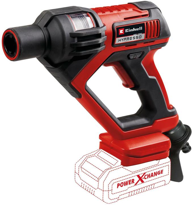 Einhell Hypresso 18/24 Li-Solo (Akkubetrieb)