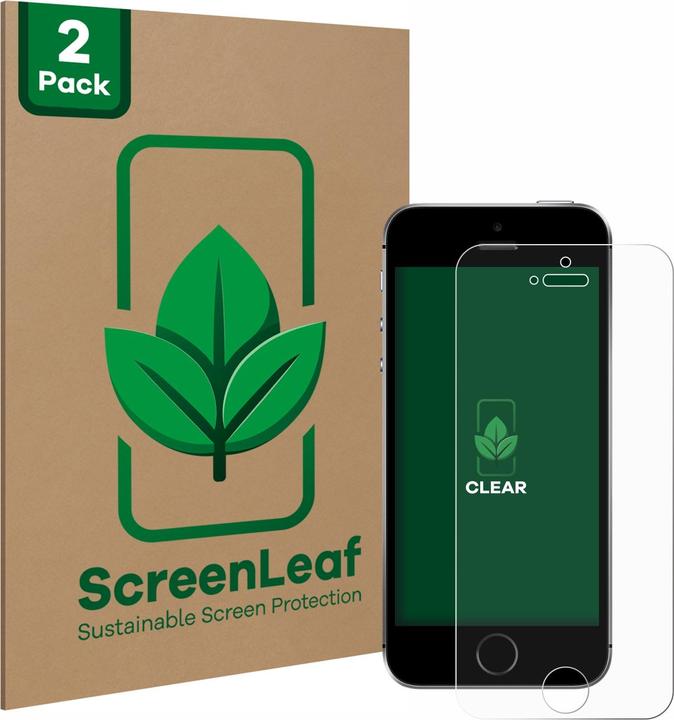 Immagine prodotto ScreenLeaf Pellicola protettiva sostenibile Pellicola protettiva dello schermo chiara trasparente (2 Pezzo/i, Apple iPhone SE)