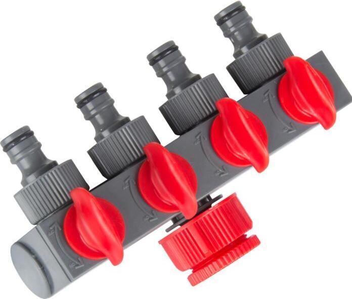 Produktbild Proline Pro-Line 4-Wege-Verteiler für 3/4-Zoll- und 1-Zoll-Wasserhähne – 99241 (4 Wege Verteiler, 19 mm)