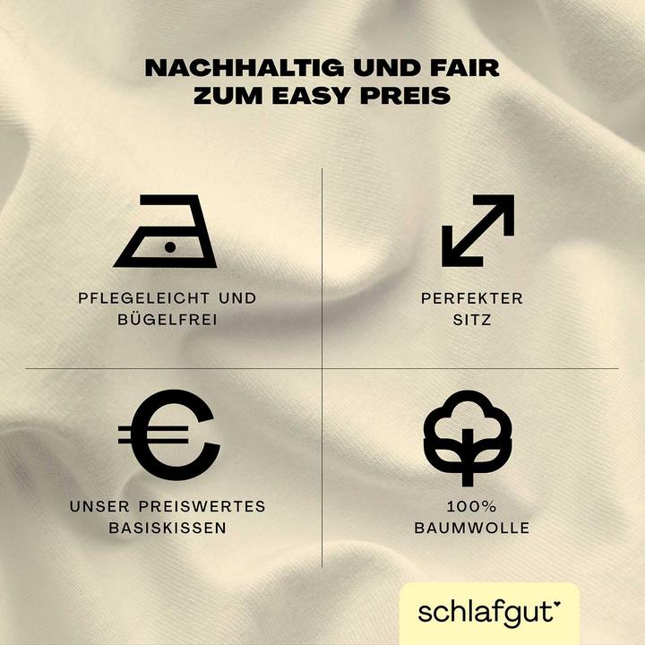 Immagine prodotto schlafgut Easy Jersey (Copripiumino, 70 x 90 cm)