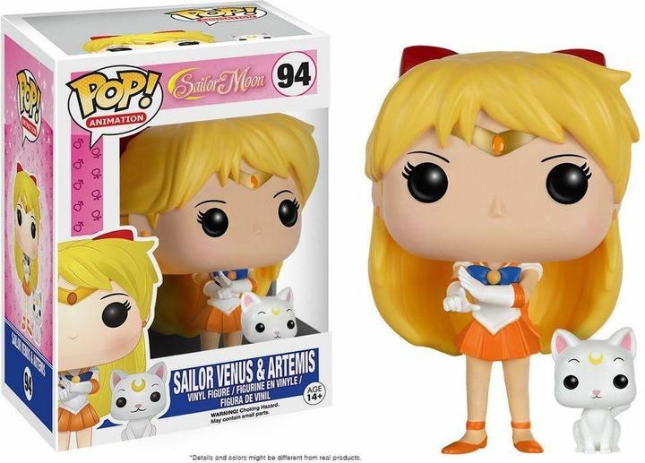 Actual product image Funko Sailor Moon: Sailor Venus Artemis Pop!