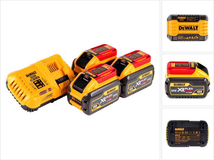 Actual product image DeWalt Battery starter set 54V XR FlexVolt (54 V)