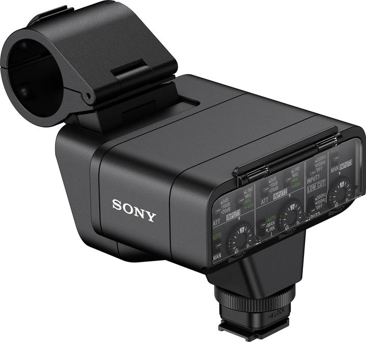 Immagine prodotto Sony Kit adattatore audio XLR-K3M a doppio canale digitale XLR con microfono Shotgun (Microfono specifico per telecamera, Accessori video vari)