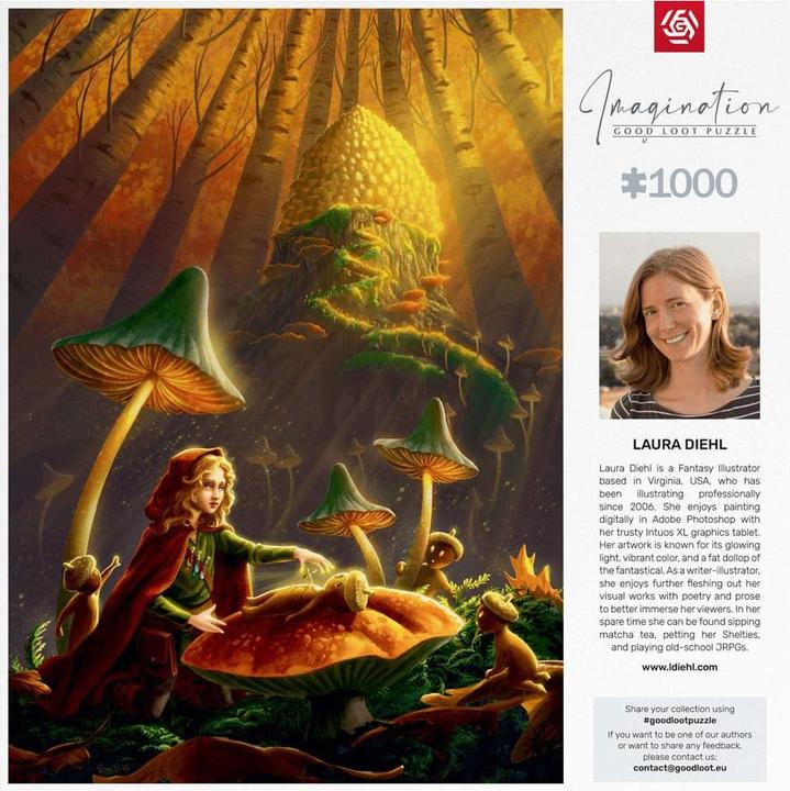 Productafbeelding Good Loot Goede buit puzzel 1000 Laura Diehl IJzeren fee (1000 onderdelen)