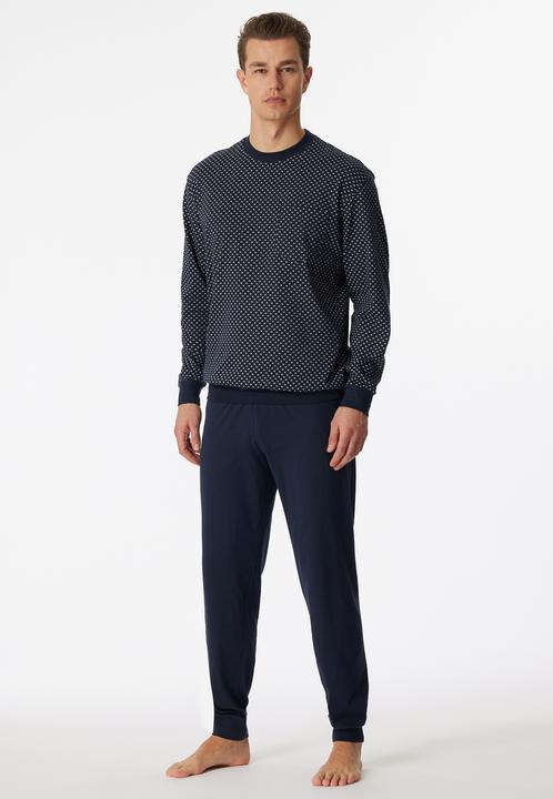Image du produit Schiesser pyjama long naturel 100% coton | aussi grande taille (62)